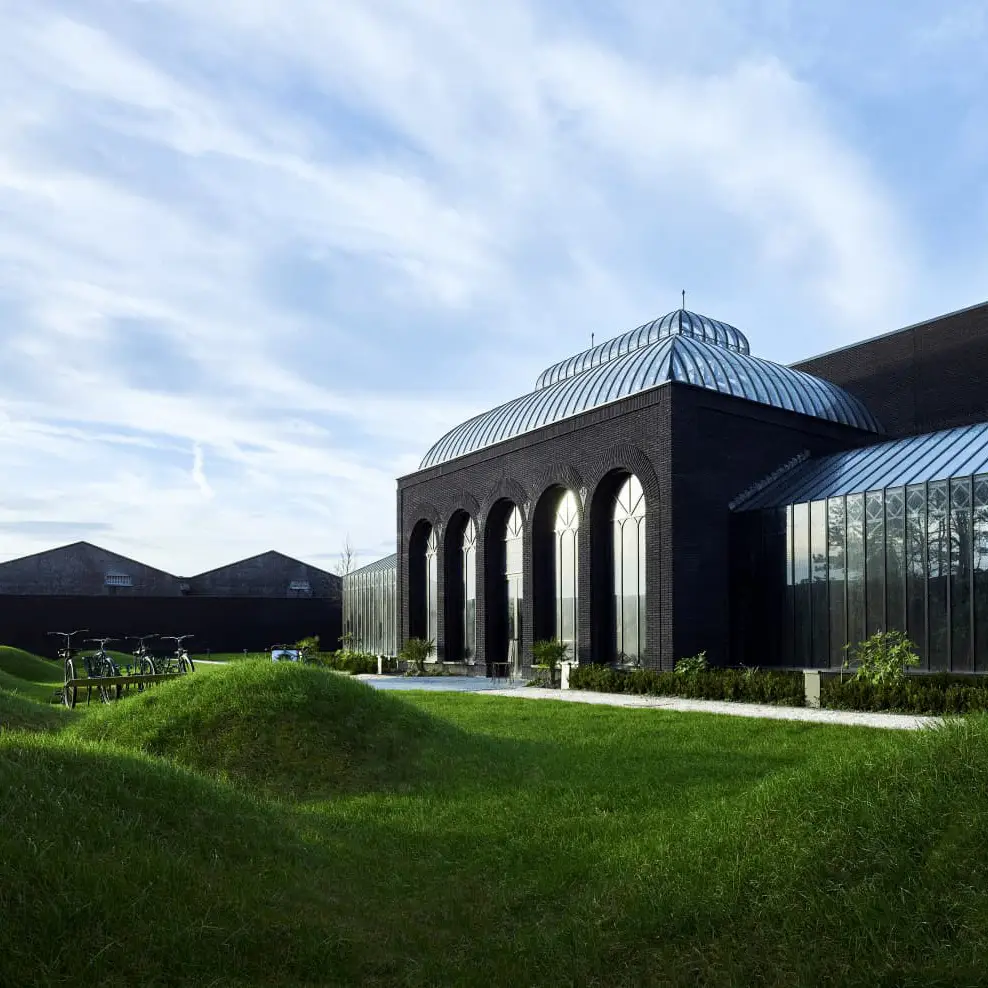 New walled garden at Hendricks Gin Palace by The Paul Hogarth Company