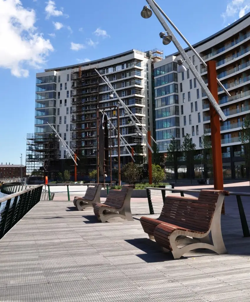 Abercorn Basin public realm design Belfast