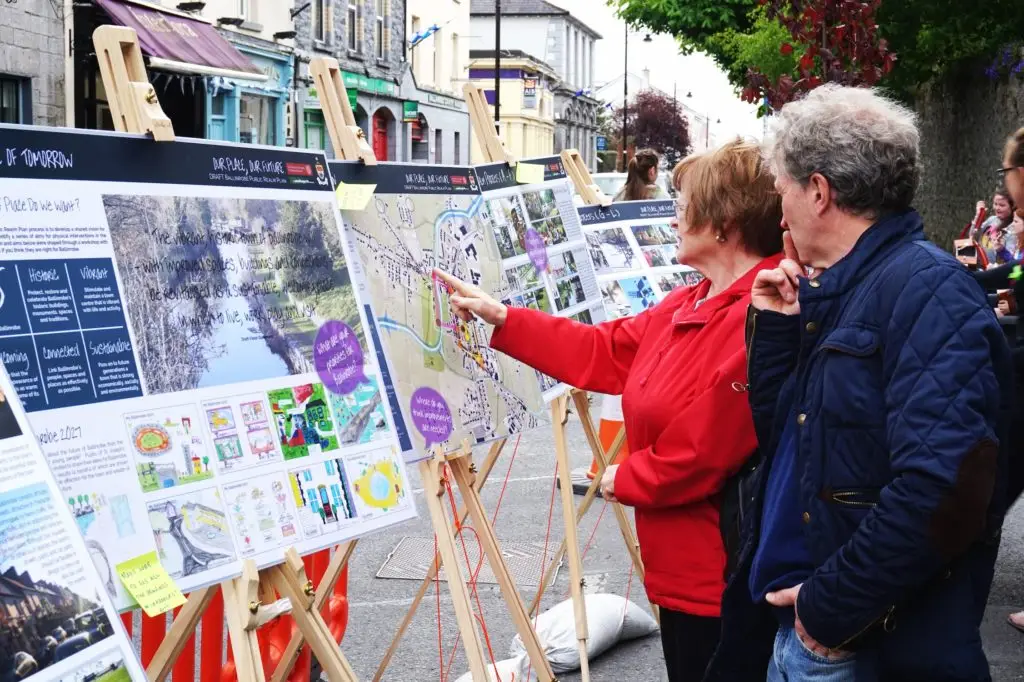 Outdoor public consultation for Ballinrobe Public Realm Plan