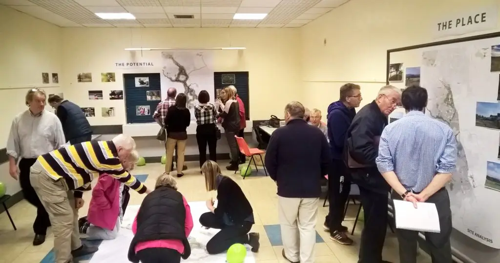 Engaging with the community to help establish the route for the Carryduff Greenway