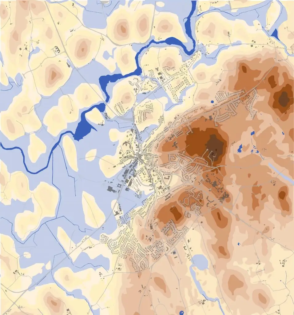 Landscape-led flood management and mixed-use development masterplan for Downpatrick