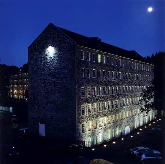 Civic lighting of the World Heritage Site at New Lanark