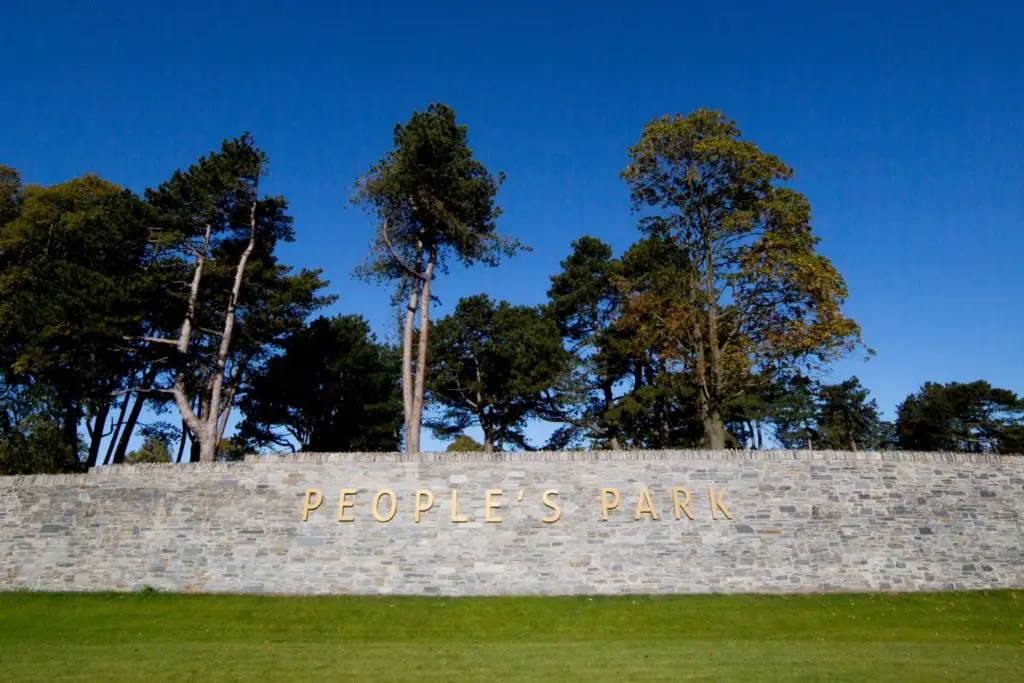 Peoples Park Portadown, a successful transformation of a neglected green space for community benefit.