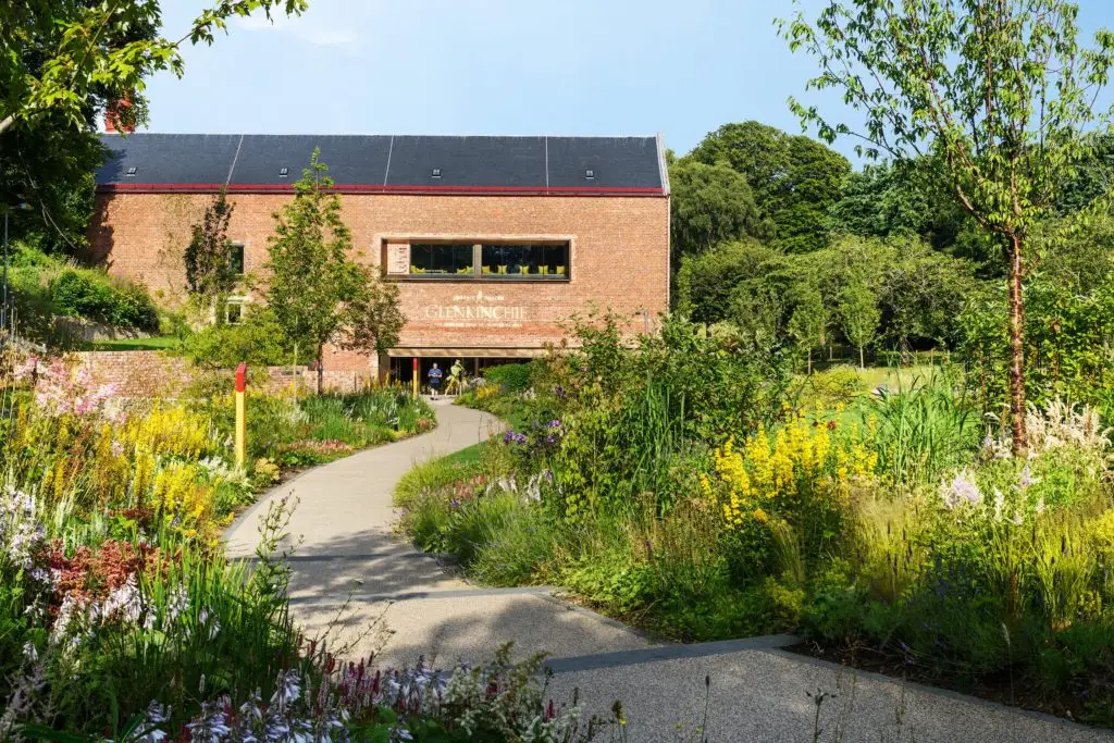 New garden creating a visitor arrival experience and setting for the refurbished Glenkinchie Distillery