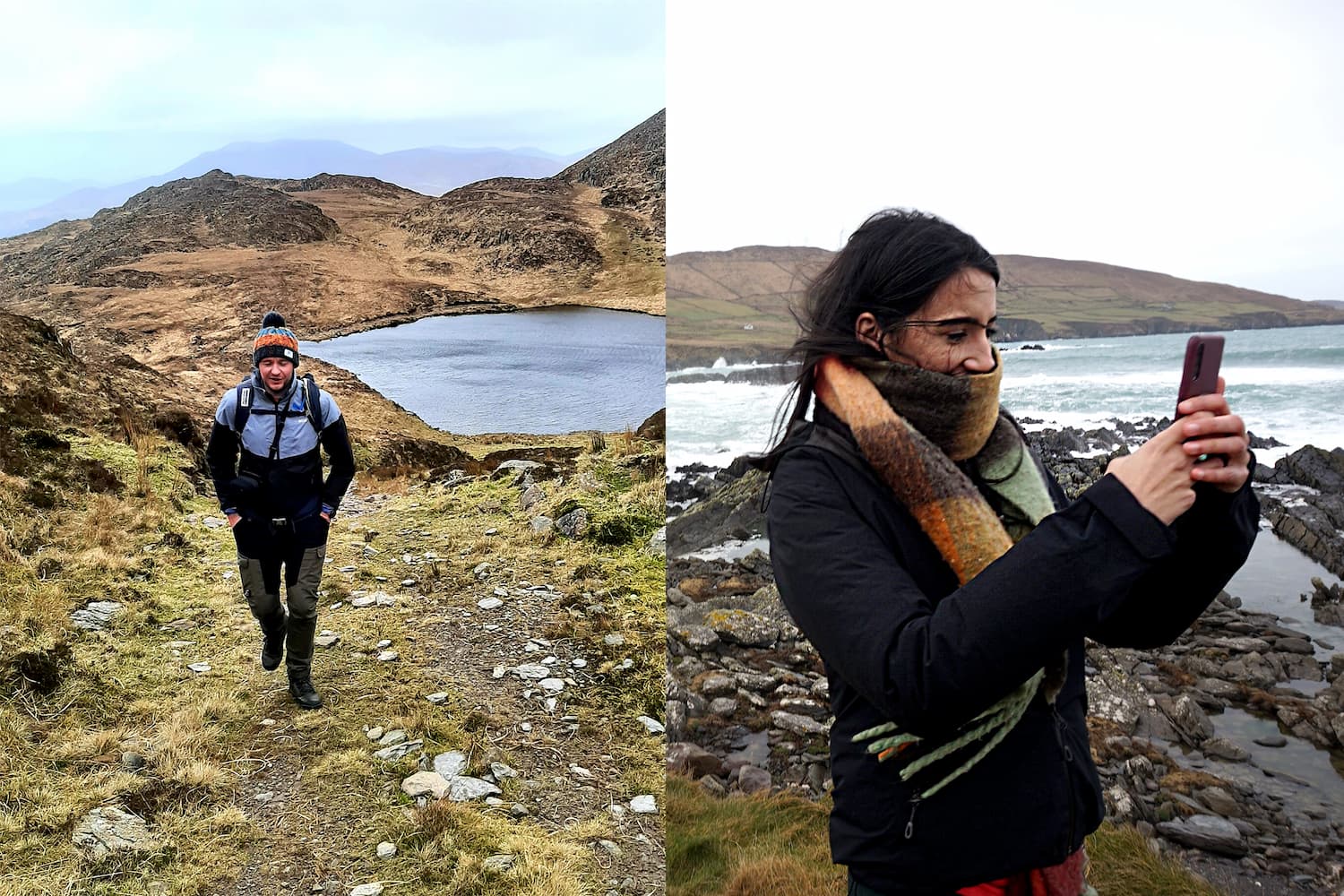 Surveying the Beara Breifne Way