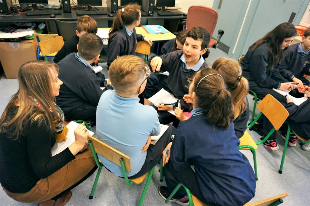 Consultation with school children for Ballyallia Enhancement Plan