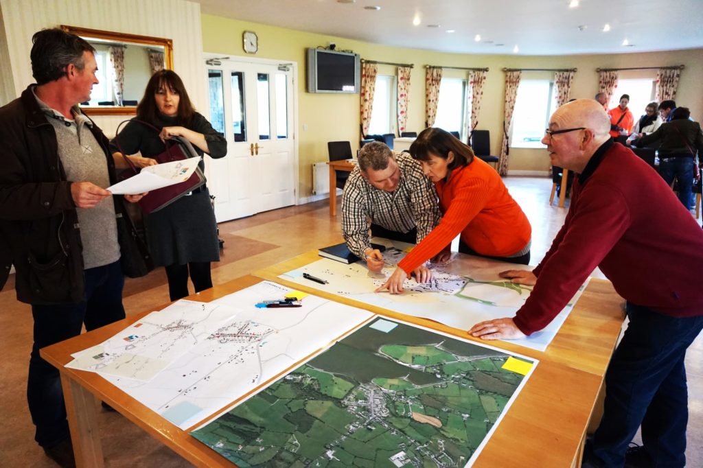 Community consultation informing the future of Glin's public realm.