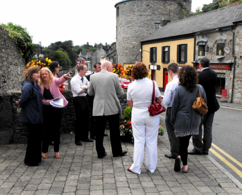 Town Enhancement Plan for Roscrea driven by lively local engagement.