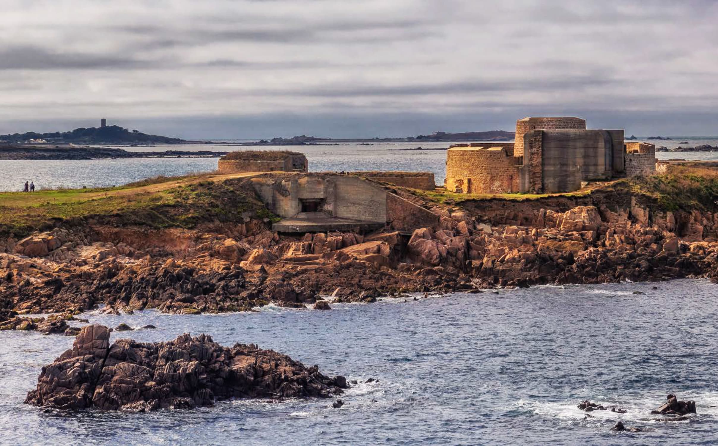 Fort Hommet headland, Guernsey