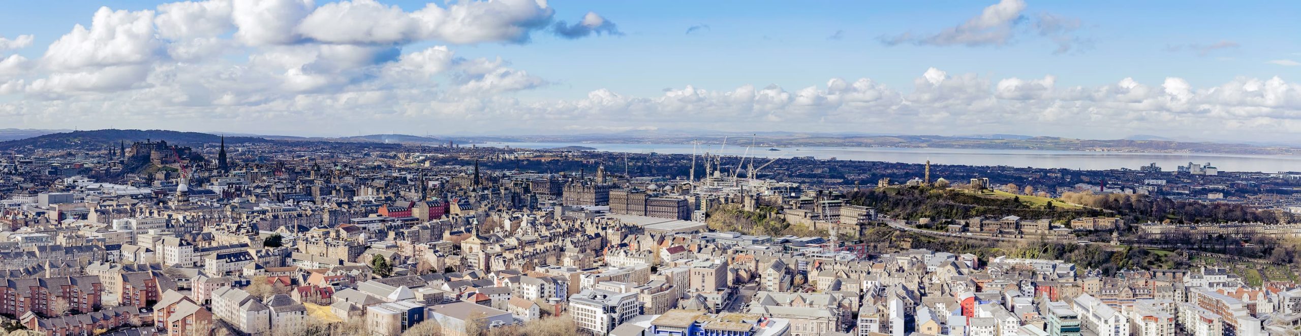 Edinburgh skyline from Salisbury Crags